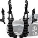 4pcs Front Headlight and Bumper Bracket Mount Support Retainer Kit Fit for Honda Accord 2018-2020 EX/EX-L/LX/Sport Left and Right #71190-TVA-A00, 71198-TVA-A01