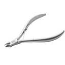 Rui Smiths Professional Cuticle Nippers | Precision Surgical-Grade Stainless Steel Cuticle Trimmer, French Handle, Single Spring, 6mm Jaw (Full Jaw)