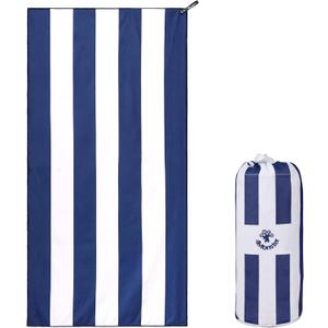 4Monster Microfiber Beach Towel Quick Dry,Super Absorbent Lightweight Travel Towel for Swimmers, Sand Free Camping Towel, Beach Towels for Pool,Swim,Water Sports,Yoga (78.00" x 35.00", 31 Classic- Navy Blue)