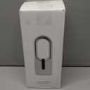 Desk Fan Bladeless, 11.8 Inch Office Fan Small, Quiet, 3 Speed Adjustment, Touch Control, Easy to Clean, Desk Fans Small Quiet, Ideal for Office, Living Room, Bedroom (White/Gold)