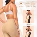 DERCA Butt Lifter Panties Padded Underwear for Women Seamless Booty Pads Hip Enhancer Butt Lifting panty (Beige, S)