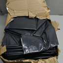 55 Gallon Trash Can Liners Bags 4 Mil - 50 Count & Thick Extra Heavy Duty Strength - Large Garbage Bag, Leak-Proof & Durable bags - Black