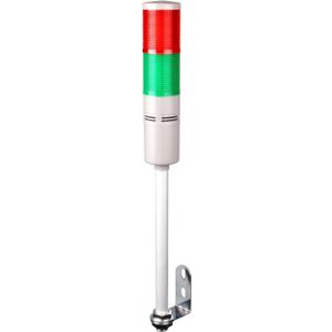 Tower Stack Lights, Industrial Warning Signal Lights Tower Lamps Column, Factory Workshop Safety RGB Signal Indicator, LED Andon Lights (110V, 2 Tiers, with Sound)