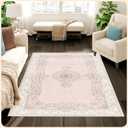 Istana Bedroom Rugs 3x5 - Beige Area Rugs - Kid & Pet Friendly Rugs 3x5 Non Slip - Non Shedding Area Rugs Bedroom - Eco-Friendly Easy to Clean Foldable Non Slip Rug