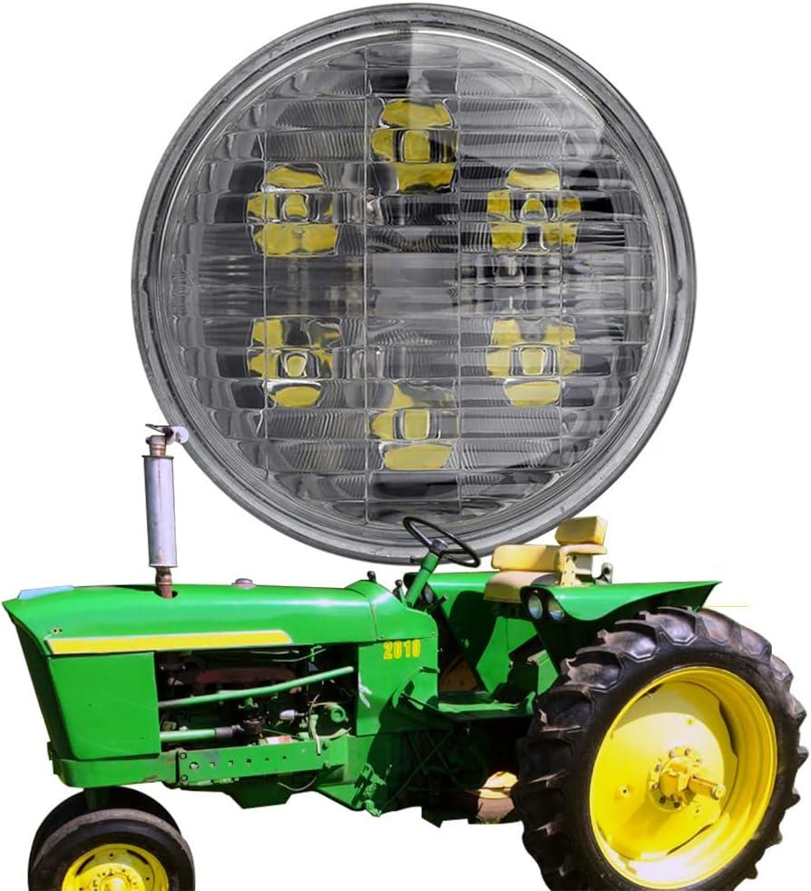 Par36 Flood 30W LED Work Light Compatible with John-Deere-Case-IH Ford New Hollan OEM NO. AF3892R, AT25451, RE336111, RE285628, RE561116, RE561117