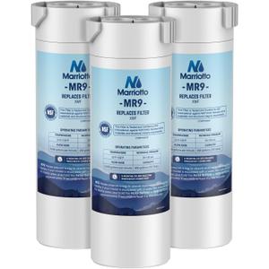 MARRIOTTO XWF Water Filter Replacement for GE XWF Refrigerator Water Filter, 3 Pack (Not XWFE)