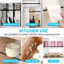 Tension Curtain Rod 28-48 inch Small Tension Rods Black Adjustable Spring Tension Curtain Rods 2PCS Mini Curtain Rod Short for Cupboard Closet Rod Kitchen Drawers No Drill Cupboard Cabinets