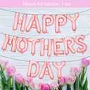 Mother's Day Balloon Garland Arch kit with 134 Pcs Mother's Day Balloons Decorations Happy Mothers Day Foil Balloons Banner for Best Mom Ever Mothers Day Party Birthday Decoration Supplies