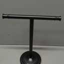RUMOSE 13 Inch Oil Rubbed Bronze Towel Stand Hand Towel Holder Bathroom Kitchen Vanity Countertop T-Shape Towel Rack Free Standing Stainless Steel Towel Bar Towel Ring