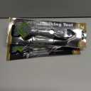 3 x Caulking Silicone Smother Remover Tool, 7-in-1 kit Scraper, Silicone Smoother, Rubber Shovel, 5 Pads, Sickle, 4 Blades. Stainless Steel Nozzle applicator, Tile Grout Removal Set I Green