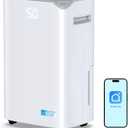 BBianLyy 2500 Sq.Ft Dehumidifier for Basement, 34 Pints Energy Star Certified Dehumidifier for Home with Drain Hose, Bedroom, Bathroom, Smart App Control, 3 Operation Modes