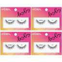 Andrea Strip Lash False Eyelashes Style 105 - Black, Lightweight, Reusable Natural Lashes for Everyday or Glam Looks, Pack Of 2