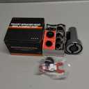 Kitchen Faucet Head Replacement with 15 Adapters, 3 Function Pull Down Kitchen Faucet Spray Head, Pull Out Kitchen Sink Tap Sprayer Nozzle, Chrome, Plastic