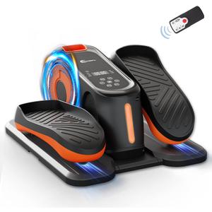 Under Desk Elliptical Machine, Ellipse Leg Exerciser While Sitting for Seniors, Ellipse Leg Exerciser as Seen on TV, Quiet & Portable Mini Seated Pedal Exerciser for Home Office Use