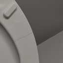 Bemis 1500EC Durable Wooden Toilet Seat, Easy Clean Hinges, Made in USA, Elongated, White