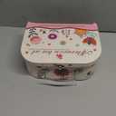 Tea Party Set for Little Girls, 63Pcs Pretend Play Toys, Princess Dress Up Tea Time, Tin Tea Sets for Toddlers 3-5 6 with Dessert, Carrying Case, Kids Kitchen Playset, Birthday Gift for Toddler Girls