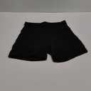 THE GYM PEOPLE High Waist Yoga Shorts for Women's Tummy Control Fitness Athletic Workout Running Shorts with Deep Pockets (Large, Black)