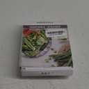 SHIKORI Steamer Basket,Stainless Steel Vegetable Steamer Basket Folding,Folding Expandable Steamers,Expandable to Fit Various Size Pot-Green 11 in