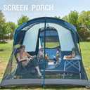 PORTAL 6/8/10 Person Family Camping Tent with Screen Room, Water Resistant Big Tunnel Tents with Rainfly, Large Family Tent for Camping, Outdoor, Patio