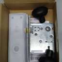 Mortise Lock Set for Interior Door, Vintage Old Door Knobs with Lock and Skeleton Key, Antique Door Knobs Matte Black Finish