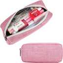 2 x Della Gao Small Pencil Case Pencil Pouch (Pink)