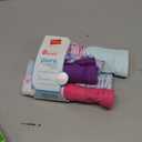 Hanes Girls Ultimate Pure Comfort Underwear Pack, Organic Cotton Panties, Briefs, Pink Blue Solids & Patterns, 6 US