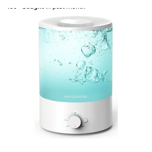 MEGAWISE 3.5L Cool Mist Humidifier – Ultra-Quiet Ultrasonic Vaporizer with Top-Fill Design, Essential Oil Diffuser, 7-Color Night Light & Auto Shut-Off