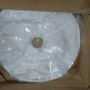 White Paper Lantern, 20-inch Flat Round Lamp Shade