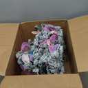 Riceshoot 6 ft Pastels Christmas Garland with Lights for Mantle Pink Candy Xmas Garland Macarons Christmas Decorations for Front Door Fireplace Porch Table Centerpiece Outdoor Party Decor