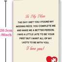 3 x Valentines Day Card for Husband Boyfriend, Valentines Day Gifts for Him