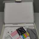 16-Inch Rechargeable Doodle Glow LED Note Board, 7-Color Light Modes, Neon Art Dry Erase Light Up Drawing Pad with Built-in Stand, Sketching Gift Toy for Kids/Girls/Teens, 5 Markers & Tracing Book (White)