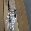 Ntsunxeko Black Bathroom Vanity Light, 4-Light Bathroom Light Fixtures Over Mirror, Traditional Vanity Lights for Living Room, Milk White Bell Glass Shades, Standard E26 Base, Matte Black