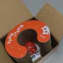 Kitty Kurlz - Kitty Kurlz Magnetic Toy & Reversible Cardboard Scratcher - Collapsible Ball Track with Bell - Durable Eco-Friendly Ring for Play, Chase & Scratch