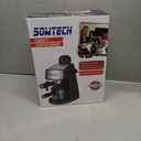 Espresso Machine 3.5 Bar 4 Cup Espresso Maker Cappuccino Latte Machine with Steam Milk Frother and Stainless Cup