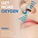 Brison Nasal Dilators for Breathing and Sleeping - 3 Pack Anti Snoring Nose Vents Opener for Better Breathing Sleeping and Activity Improves Airflow - Hard