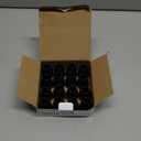 16PCS Extra Small Chair Leg Floor Protectors, Chair Leg Protector for Hardwood Floors, Metal Bar Stool Floor Protectors Chair Leg Caps, Round Felt Furniture Pads Chair Sliders(Black,Fit 0.55"-0.75")