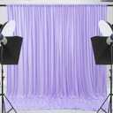 10x10ft Wrinkle Free Lavender Backdrop Curtain for Parties Soft Fabric Drapes Wedding Curtain Backdrop for Birthday Party Decorations Background for Photography 5x10ft,2 Panels