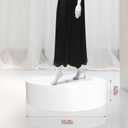 23.6x6in Round Bridal Risers, Mannequin Display Pedestal Stands, Platform for Bridal Shop, Plinth Risers for Sculptures, Display Base for Jewelry & Retail Shop Decor