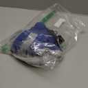 FUAMEY Dog Coat for Small Dogs, Waterproof Dog Winter Jacket with Harness Built in Puppy Cold Weather Coats Reflective Pet Vest with Zipper Warm Fleece Dogs Snowsuit Windproof Blue XS