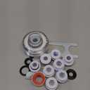 Cleansing Washbasin Faucet Filter Inspired By Korea's Beauty Culture - Pure Carbon Filters for Bathroom & Kitchen Water | Carbon Composite Filter | Single Filtered Faucet (AJ8310C-SNG-1)