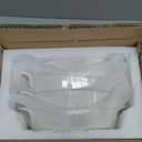 MALACASA Small Casserole Baking Dishes for Oven, Ceramic Oval Baking Dish Sets of 4, 8" x 5" Inch Au Gratin Baking Pans with Handles for Roasting, Lasagna, Pie, Baking Meat & Vegetables, White