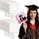 12 Pcs Sublimation Graduation Fans Blank 12"x8", MDF Sublimation Grad Fans Sign, Wood 2026 Sublimation Graduation Blanks Bulk for DIY Photo Gifts, Picture Frame, Ceremony, Party (Style 2026)