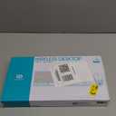 FD Wireless Keyboards and Mouse Combo - 2.4GHz USB Cordless, Cute Wireless Keyboard Round Keys, Quiet and Slim Set for Laptop, Computer, TV and Mac - Milky White Green Colorful