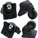 Zoofen Replacement Luggage Wheel Repair Suitcase Bag Parts Spinner Wheels Casters for Travel Customs Box W044 (A Set 4PCS)