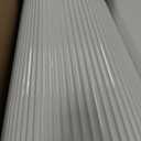 Metal Pleated Cylinder Pedestal Stands for Party, 3 Pieces Heavy Duty Round Cake Pedestal Stand Display Plinth Pillars Art Decor for Wedding Ceremony Birthday PartyMedium, White