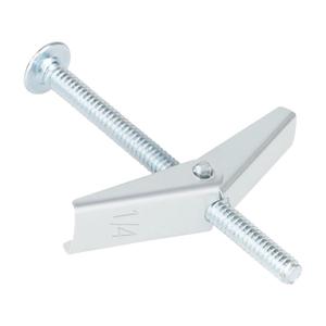 15 Pcs 1/4 Inch Heavy Duty Drywall Anchors and Screws,Toggle Bolts and Wing Nuts Set, Hollow Drywall Anchors Bolts Screws Assortment Kit for Hanging Lamps Heavy Items