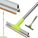 MAVRIZ Carpet Rake for Pet Hair Removal with Dual Copper Blades, 57" Long Handle Pet Hair Remover for Carpet, Cat Dog Hair Remover Carpet Scraper (Green)