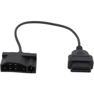 MOTOKU Replacement for Ford 7 pin OBD1 to OBD2 Adapter Code Reader Scanner Check Engine Repair Diagnostic Tool Cable Connector