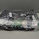 PetAmi Small Dog Purse Carrier, Soft-Sided Pet Carrier Bag with Pockets, Portable Puppy Cat Travel Handbag Tote, Airline Approved Breathable Mesh, Poop Bag Dispenser, Max 18 lbs, Polka Dot Black