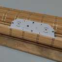 LazBlinds No Tools No Drill Cordless Bamboo Roman Shades, Light Filtering Window Treatment, Roll Up Bamboo Blinds for Windows 40'' W x 72'' H, Brown